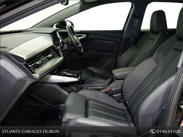 Image for 2023 Audi Q4 e-tron “40 – BIGGER BATTERY* Q4 E-TRON SPORT: MYTHOS BLACK FULL BLACK LEATHER, HEADS-UP DISPLAY, 19” DIAMOND CUT ALLOYS, ANDROID AUTO, HEATED SEATS