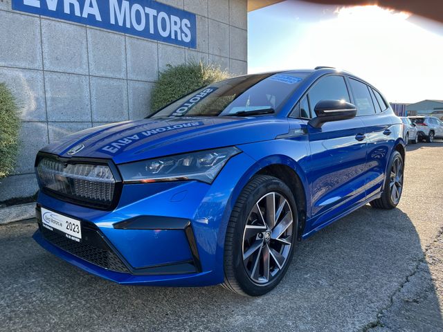 Image for 2023 Skoda Enyaq iV IV 80 SPORTLINE //MASSIVE SPEC//360 PARKING CAMERAS//ELECTRIC MEMORY SEATS//KEYLESS ENTRY//HEATED STEERING WHEEL// 