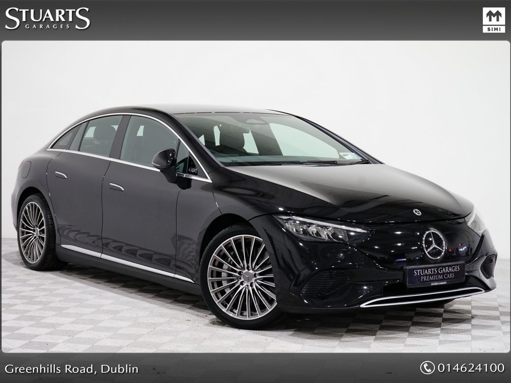 Image for 2024 Mercedes-Benz EQE 300 4DR AUTO*Adaptive High Beam Assist, Comfort Seats Cup/Bottle Holder Trim and Upholstery Leather, -black / space grey (201A) Anthracite linestructure lime wood Display Package*