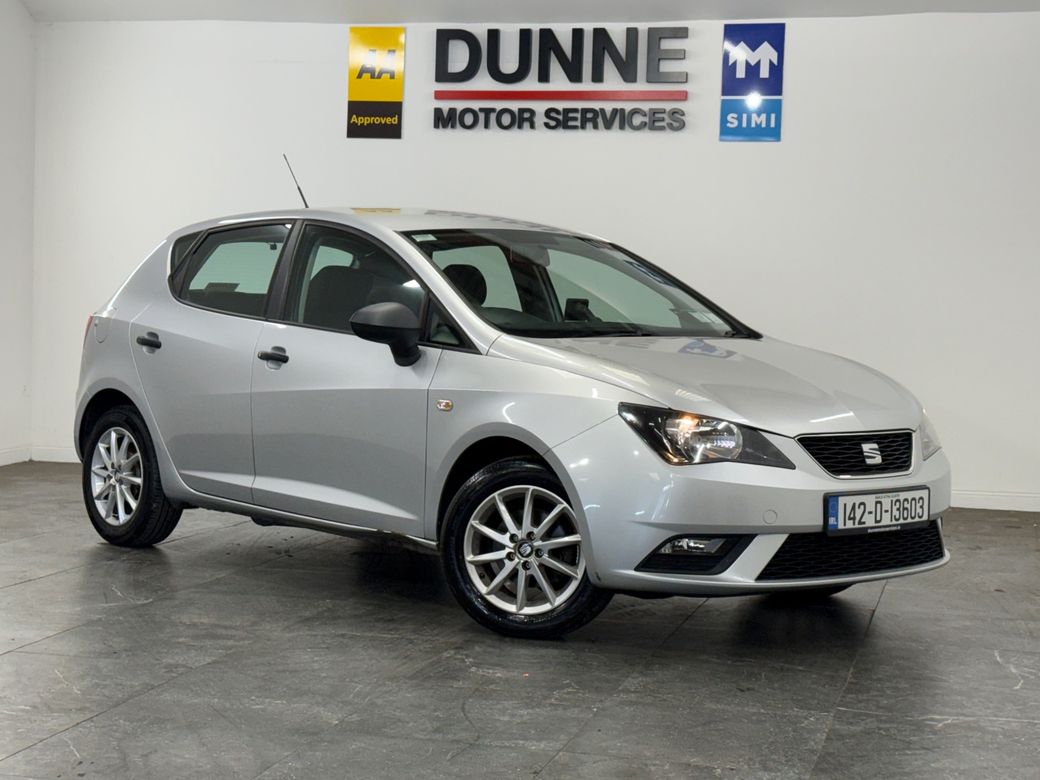 Image for 2014 SEAT Ibiza **2 KEYS **15" BRUSHED SILVER WHEELS **GARMIN TOUCHSCREEN **BLUE AND GREY FABRIC SEATS **ELECTRIC WINDOW ADJUSTMENT **DASH CAM BUILT INTO REAR VIEW MIRROR **MULTI FUNCTION STEERING WHEEL **FRONTAND 
