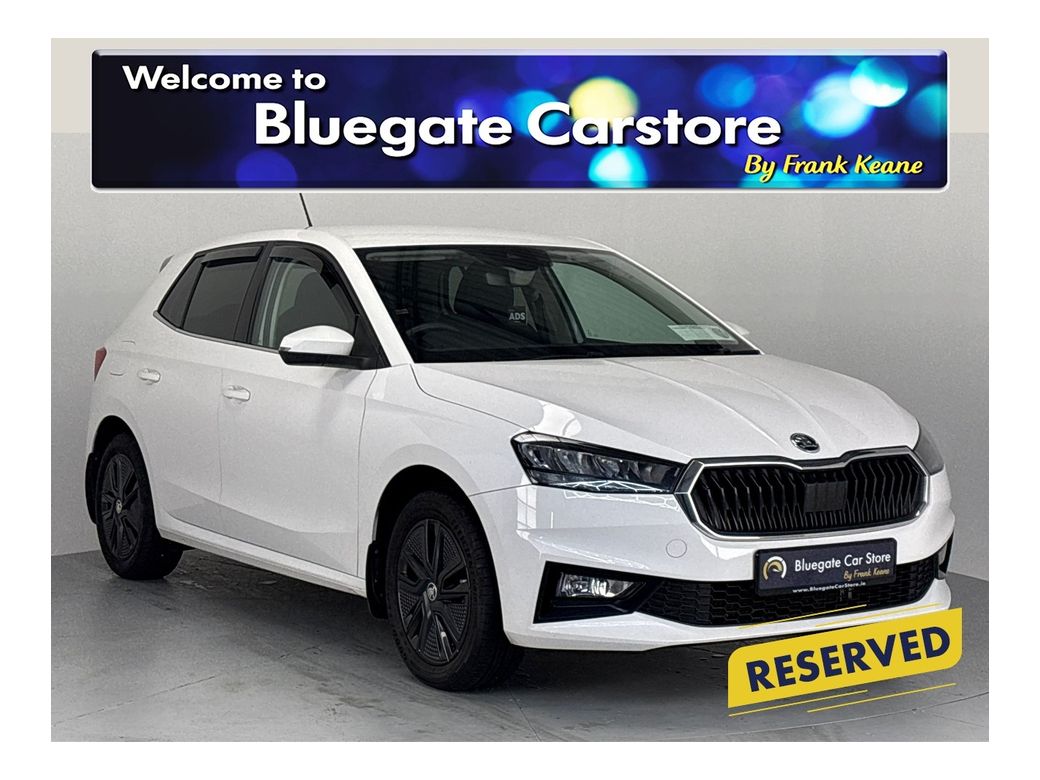 Image for 2024 Skoda Fabia STYLE 1.0 TSI 95BHP**SEMI DIGITAL DASH**MULTIFUNCTIONAL STEERING WHEEL**REVERSE CAMERA**PARKING SENSORS**APPLE CARPLAY**AIR CONDITIONING**BLACK CLOTH INTERIOR**FINANCE AVAILABLE**