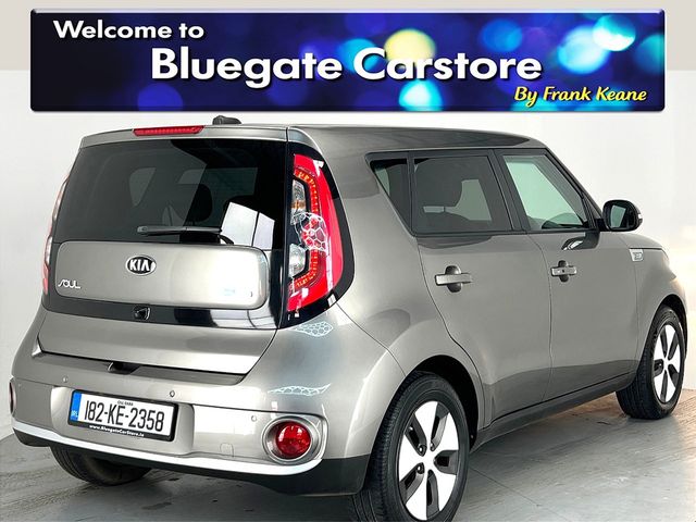 Image for 2018 Kia Soul EV AUTO 5DR FIRST EDITION**REVERSE CAMERA**SEMI DIGITAL DASH**MULTIFUNCTIONAL STEERING WHEEL**SATNAV**FRONT HEATED SEATS**GREY CLOTH INTERIOR**AIR CON**TOUCH SCREEN MEDIA DISPLAY*HEATED STEERING WHEEL