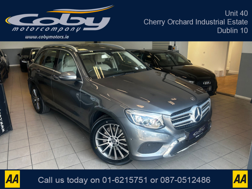 Image for 2018 Mercedes-Benz GLC Class 220 D 4MATIC 5DR AUTO. Pristine Irish Car 2 Keys, 19'' Alloy Wheels, Leather Heated Seats, Dual Climate, Bluetooth, Parking Sensors, Cruise Control, MFSW, Full Electrics and much more.