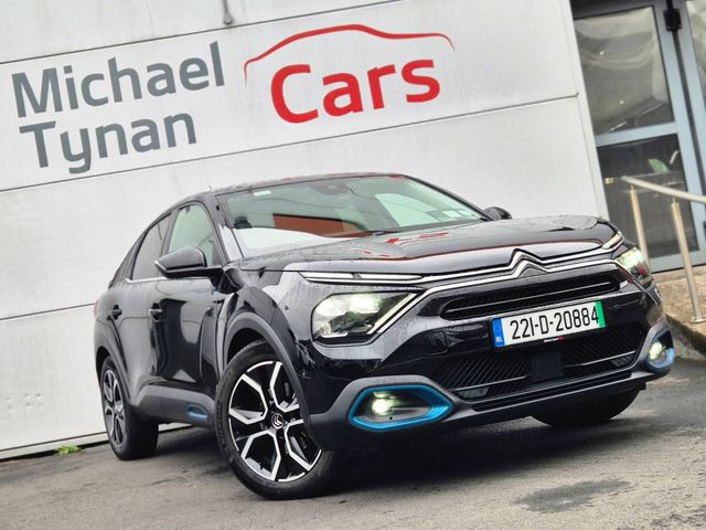 Image for 2022 Citroen e-C4 Flair 50kwh, 18" Alloys, Privacy Glass, 1/2 Leather, Camera, CarPlay, Heated Steering Wheel - First registered in April 2022 - Trade in Price €18, 555