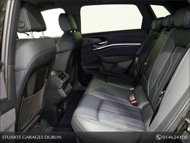 Image for 2023 Audi Q8 e-tron Q8 E-TRON 50 S LINE QUATTRO: 360 CAMERA, BANG AND OLUFSEN SOUND, MYTHOS BLACK METALLIC, BLACK VALCONA LEATHER, 21” DIAMOND CUT ALLOYS