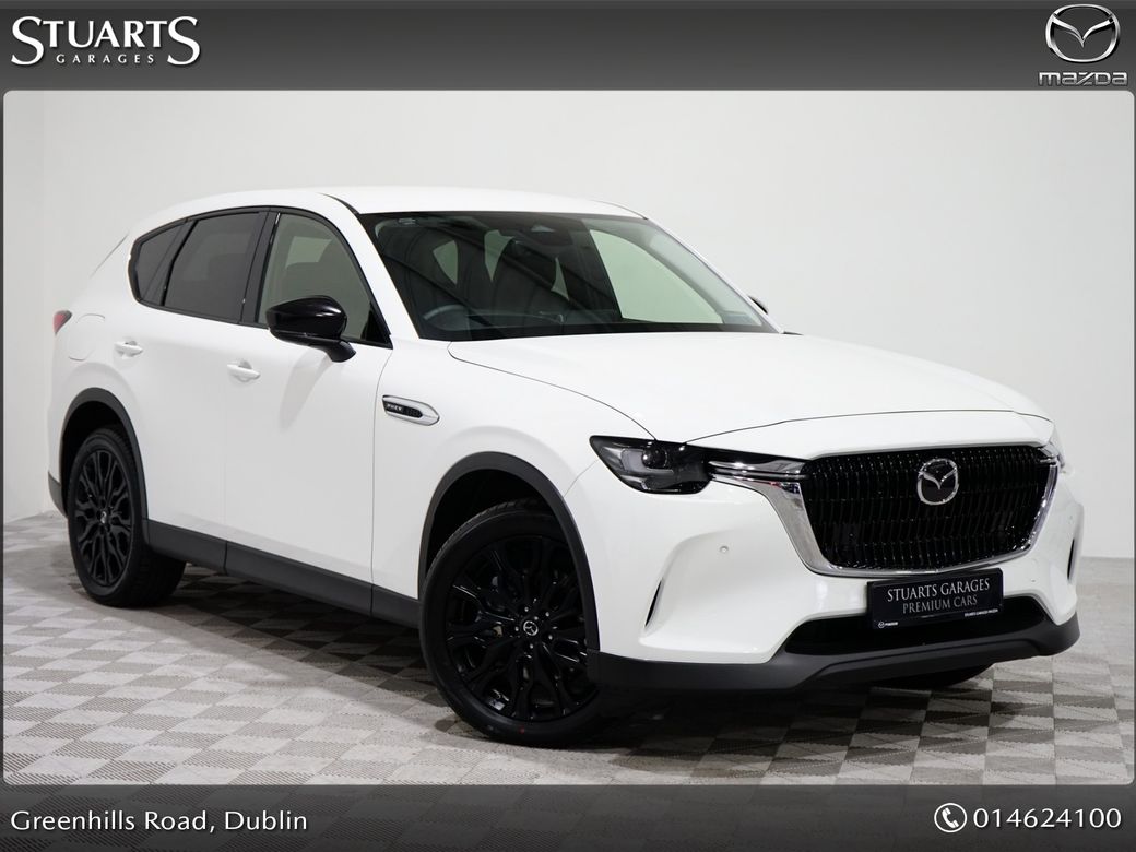 Image for 2026 Mazda CX-60 PRE REG SPECIAL! SAVE €7, 395 OFF NEW PRICE! 4WD 2.5P PHEV (327ps) EXCLUSIVE-LINE COMFORT PACK AT 20 INCH BLACK MATTE UPGRADED ALLOYS, BLACK MIRROR CAPS*