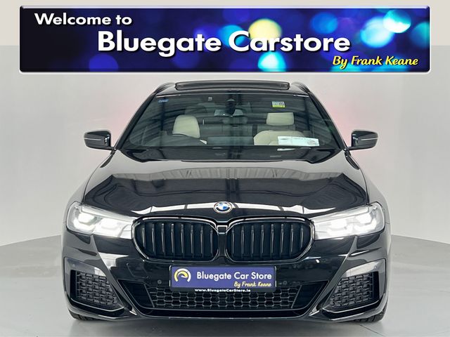Image for 2022 BMW 5 Series AUTO M SPORT TOURING**20 INCH ALLOYS**CREAM LEATHER INTERIOR**FRONT HEATED SEATS**SATNAV**REVERSE CAMERA**PARKING SENSORS**DUAL CLIMATE CONTROL**PANORAMIC SUNROOF**TOUCH SCREEN MEDIA**BLUETOOTH**