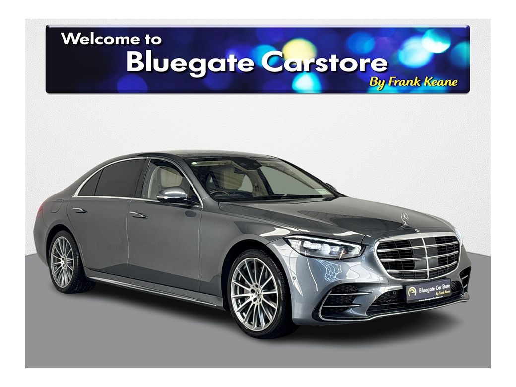 Image for 2022 Mercedes-Benz S Class 580 E LWB AMG LINE**BURMESTER SOUND SYSTEM**FRONT ELECTRIC HEATED SEATS**REAR HEATED SEATS**CREAM LEATHER INTERIOR**AMBIENT LIGHTING**20" ALLOYS**REVERSE CAMERA**ELECTRIC TAILGATE**WIRELESS CHARGING**
