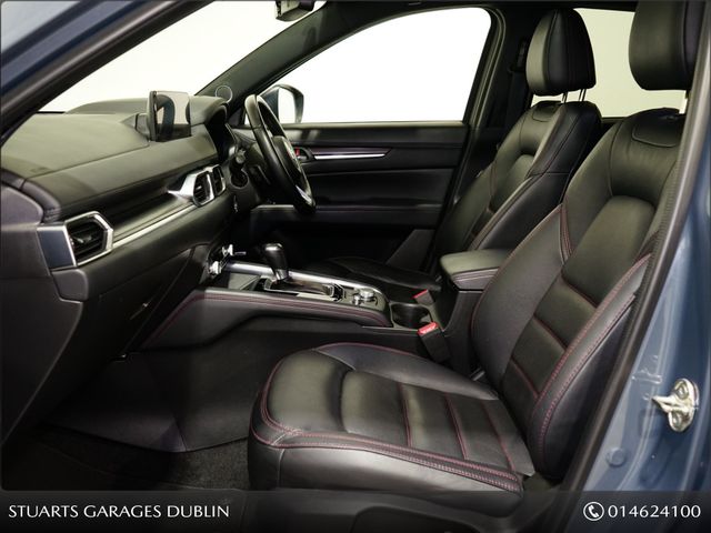 Image for 2022 Mazda CX-5 2.2D (150PS) HOMURA*ELECTRIC TAILGATE, KEYLESS, HEADS UP, NAV, ELECTRIC HEATED MEMORY SEATS, TRAFFIC SIGN RECOGNITION, REAR CAMERA, ADAP CRUISE, LANE DEPARTURE, HEATED SEATS, DUAL CLIMATE, BLIND