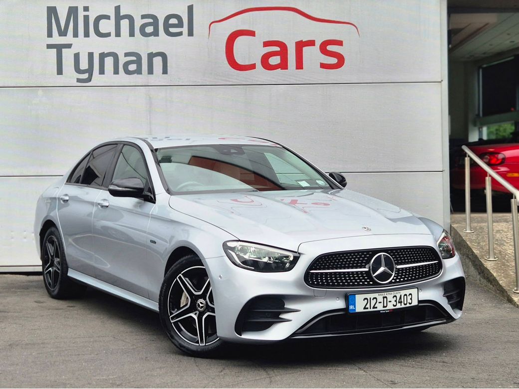 Image for 2021 Mercedes-Benz E Class E300e AMG Line Plug in Hybrid, 18" Alloys, Grey Leather, Privacy, Heated Seats, Reverse Camera, Sat Nav, First Registered in July 2021 - Trade in Price €36, 999.