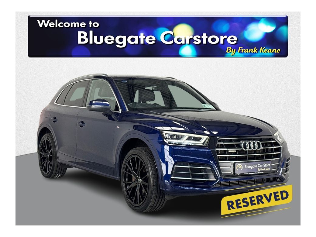 Image for 2020 Audi Q5 2.0 TFSI S LINE COMP 55 367BHP**NEW 21"ALLOYS**BLACK LEATHER INTERIOR**FRONT HEATED ELECTRIC SEATS**PARKING SENSORS**BLUETOOTH**ELECTRIC TAILGATE**KEYLESS START**DRIVE SELECT MODES**FINANCE ARRANGED**