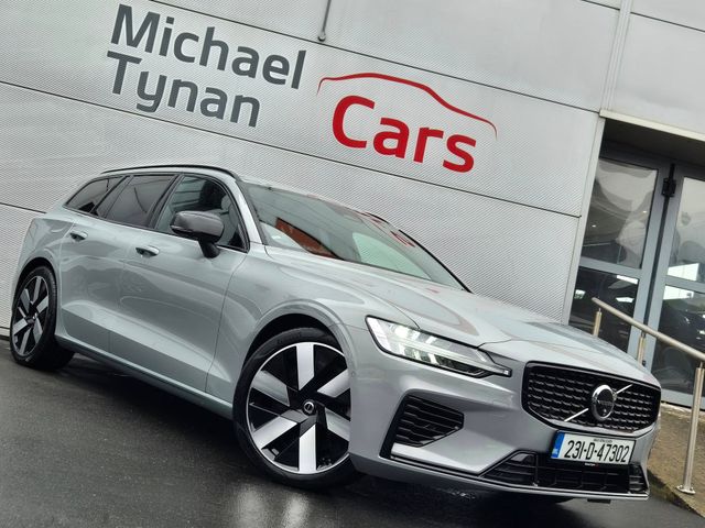 Image for 2023 Volvo V60 T6 R Design PHEV Auto Estate, Privacy Glass, 19'' Alloys, Leather & Alcantara, CarPlay / Android Auto, Electric Tailgate, 360 Camera