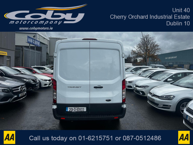 Image for 2020 Ford Transit 350L TRND 2.0 130PS RWD 3DR. €15950 Plus VAT, New DOE With Purchase, Cruise Control, Air Conditioning &amp; Heating, MFSW, Bluetooth, Handsfree, Front &amp; Rear Parking Sensors, Full Electrics, 2x 