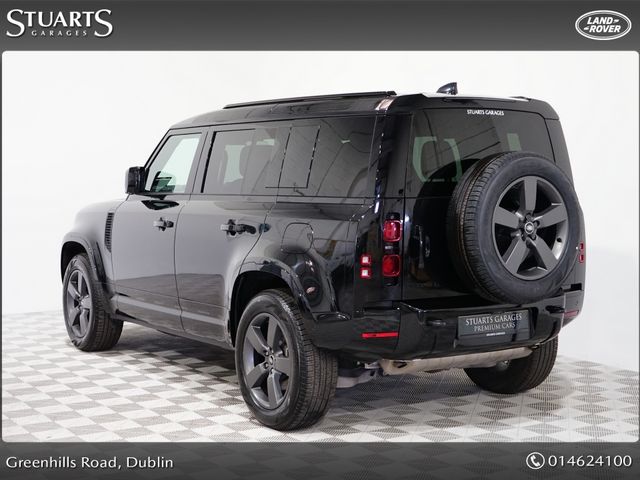 Image for 2025 Land Rover Defender X-DYNAMIC HSE DEFENDER 110 PHEV: FINSIHED IN SANTORINI BLACK METALLIC, WITH EBONY INTERIOR. AVAILABLE FOR IMMEDIATE DELIVERY
