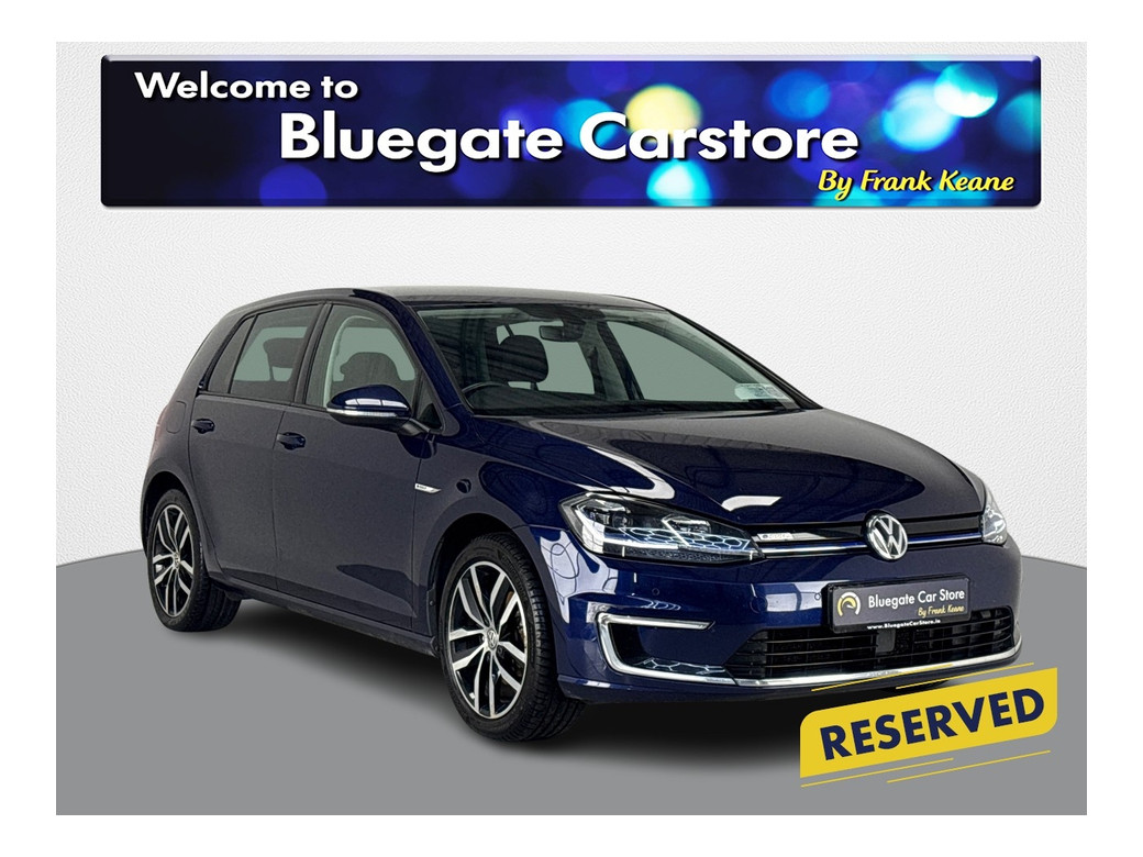 Image for 2019 Volkswagen E-Golf EE E1F 136BHP 5DR AUTO E-GOLF - FULL BLACK LEATHER INTERIOR**FRONT HEATED SEATS**DIGITAL DASH**DUAL CLIMATE CONTROL**APPLE CARPLAY**ANDROID AUTO**FRONT/REAR PARKING SENSORS**REVERSE CAMREA**ISOFIX**