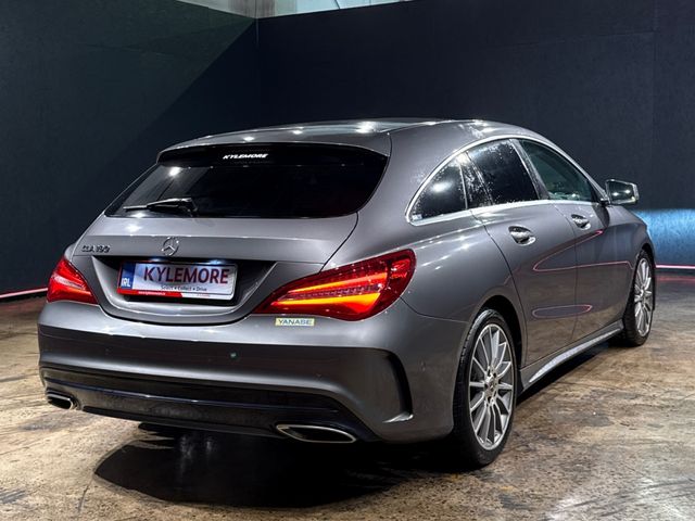 Image for 2018 Mercedes-Benz CLA Class SHOOTING BRAKE - AMG WHEELS - HALF BLACK LEATHER UPHOLSTERY / ELECTRIC SEATS - HARMAN KARDON PREMIUM SOUND - PANORAMIC SUNROOF - CRUISE CONTROL - REVERSE CAMERA - 