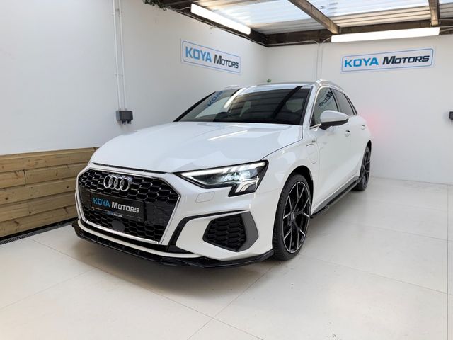 Image for 2024 Audi A3 1.4 40 TFSI-E S-LINE SPORTBACK 204 BHP PETROL HYBRID AUTOMATIC // FULL BLACK EDITION // VIRTUAL DASH // LED DYNAMIC LIGHTING // APPLE CARPLAY // STUNNING CAR MUST BE SEEN // AA APPROVED DEALER 2026