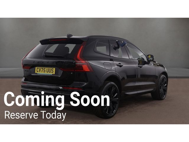 Image for 2025 Volvo XC60 T6 BLACK EDITION (FACELIFT) PLUS AWD AUTOMATIC **21" ALLOYS / BLIND SPOT ASSIST / HARMAN KARDON PREMIUM SOUND / HEATED F&R SEATS / 360 DEGREE CAMERA / WIRELESS PHONE CHARGING / VOLVO WARRANTY 11/28**