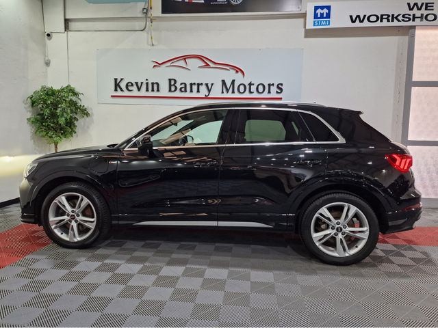 Image for 2022 Audi Q3 45 TFSIe S LINE (PLUG IN HYBRID) 245BHP AUTOMATIC **ONE OWNER / 19" ALLOYS / CRUISE CONTROL / HALF LEATHER / HEATED FRONT SEATS / SAT NAV / SONOS PREMIUM SOUND / REVERSE CAMERA / REAR SUN PROTECTION**