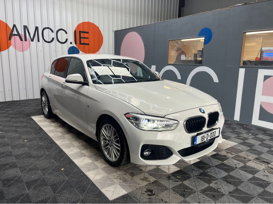 Image for 2018 BMW 1 Series €15950! 2018 BMW 1 SERIES AUTOMATIC 118D M SPORT 2.0 AUTOMATIC / CRUISE CONTROL / REVERSE CAMERA / ELECTRIC MEMORY & HEATED SEATS