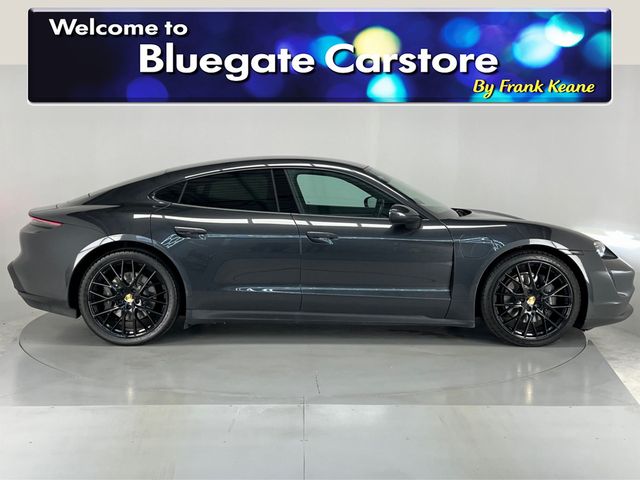 Image for 2022 Porsche Taycan 4X2**PANORAMIC GLASS ROOF**NEW 21"GLOSS BLACK ALLOYS**FULL LEATHER INTERIOR**FRONT HEATED ELECTRIC SEATS**TOUCH SCREEN INFOTAINMENT**APPLE CARPLAY**REVERSE CAMERA**PARKING SENSORS**ELECTRIC TAILGATE**
