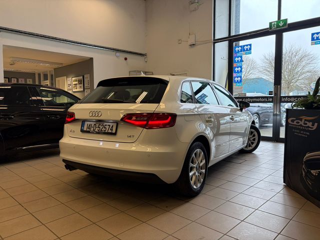 Image for 2014 Audi A3 AUDI A3 1.4 5DR AUTO. New NCT Done Before Collection, Alloy Wheels, 2Keys, MFSW, Revers Camera, Parking Sensors, Dual Climate Control, Cruise Control, BT, Folding Rear Seats, Paddle Shift, & more.