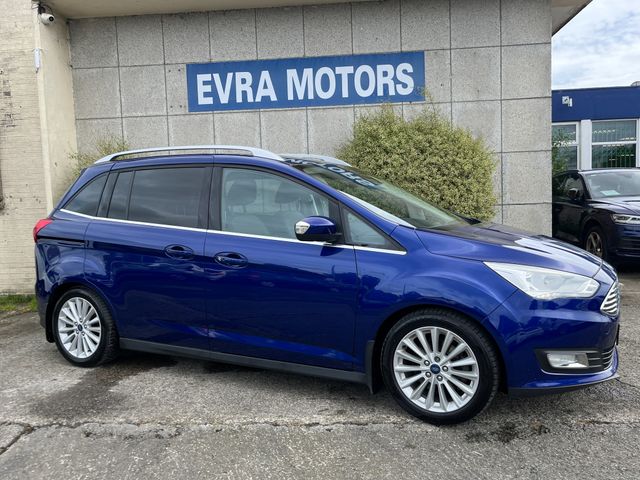 Image for 2018 Ford Grand C-Max 7 SEATER TITANIUM 1.5 DIESEL //PANORAMIC GLASS ROOF//SAT NAV//KEYLESS ENTRY//SLIDING REAR DOORS//POWER TAILGATE//