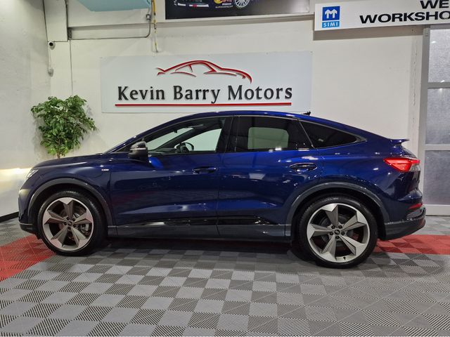 Image for 2024 Audi Q4 e-tron 45 SPORTBACK BLACK EDITION 282BHP (82KWH BATTERY) AUTOMATIC **ONE OWNER / 21" ALLOYS / ADAPTIVE CRUISE / ELECTRIC BOOTLID / FULL LEATHER / HEATED SEATS / SONOS PREMIUM SOUND / REVERSE CAMERA**