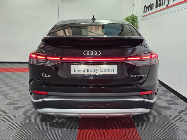 Image for 2024 Audi Q4 e-tron 45 SPORTBACK S LINE 282BHP AUTOMATIC **ONE OWNER / 20" ALLOYS / APPLE CARPLAY / ADAPTIVE CRUISE CONTROL / MATRIX LED HEADLIGHTS / HEATED FRONT SEATS / SONOS PREMIUM SOUND / SAT NAV / REVERSE CAMERA**
