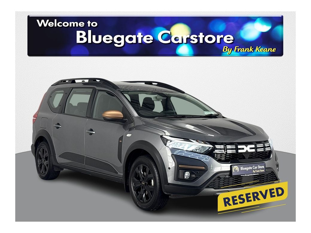 Image for 2024 Dacia Jogger EXTREME HEV 145 **FULL BLACK CLOTH INTERIOR**TOUCHSCREEN INFOTAINMENT SCREEN**A/C**FULL DIGITAL DASH**FRONT HEATED SEATS**SPEED LIMITER**CRUISE CONTROL**ELECTRIC HANDBRAKE**7 SEATER**16 INCH ALLOY**