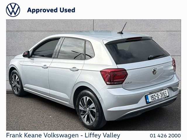Image for 2019 Volkswagen Polo COMFORTLINE AUTO 1.2TSI 115BHP *SILVER* *REAR VIEW CAMERA* *CARPLAY & ANDROID AUTO* *DIGITAL CLIMATE CONTROL* *NEW NCT* *12 MONTHS FRANK KEANE WARRANTY* *FINANCE AVAILABLE*