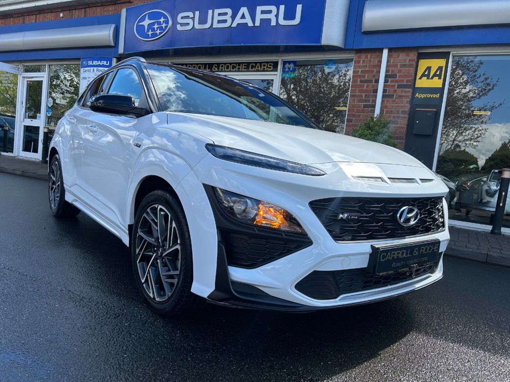 Image for 2022 Hyundai Kona Beautiful N-Line Sport Edition In Arctic-White & Grey | Top Trade-ins | Full warranty | Finance Arranged |