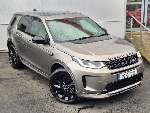 Image for 2022 Land Rover Discovery Sport R-Dynamic P300e Automatic, AWD, Panoramic roof, Black & Beige Leather, Black 20" Alloys, Reverse Camera, Blind Spot Detection - August 2022 - Trade in Price €40, 999.
