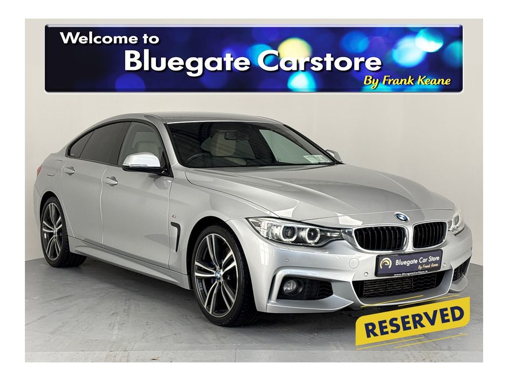 Image for 2017 BMW 4 Series 420D M SPORT**HARMON KARDON SOUNDSYSTEM**HEATED CREAM LEATHER INTERIOR**DRIVE MODES**PADDLE SHIFTERS**WIDE I-DRIVE SCREEN**BLUETOOTH MEDIA**CRUISE CONTROL**REVERSE CAMERA**PARKING SENSORS**ISOFIX**