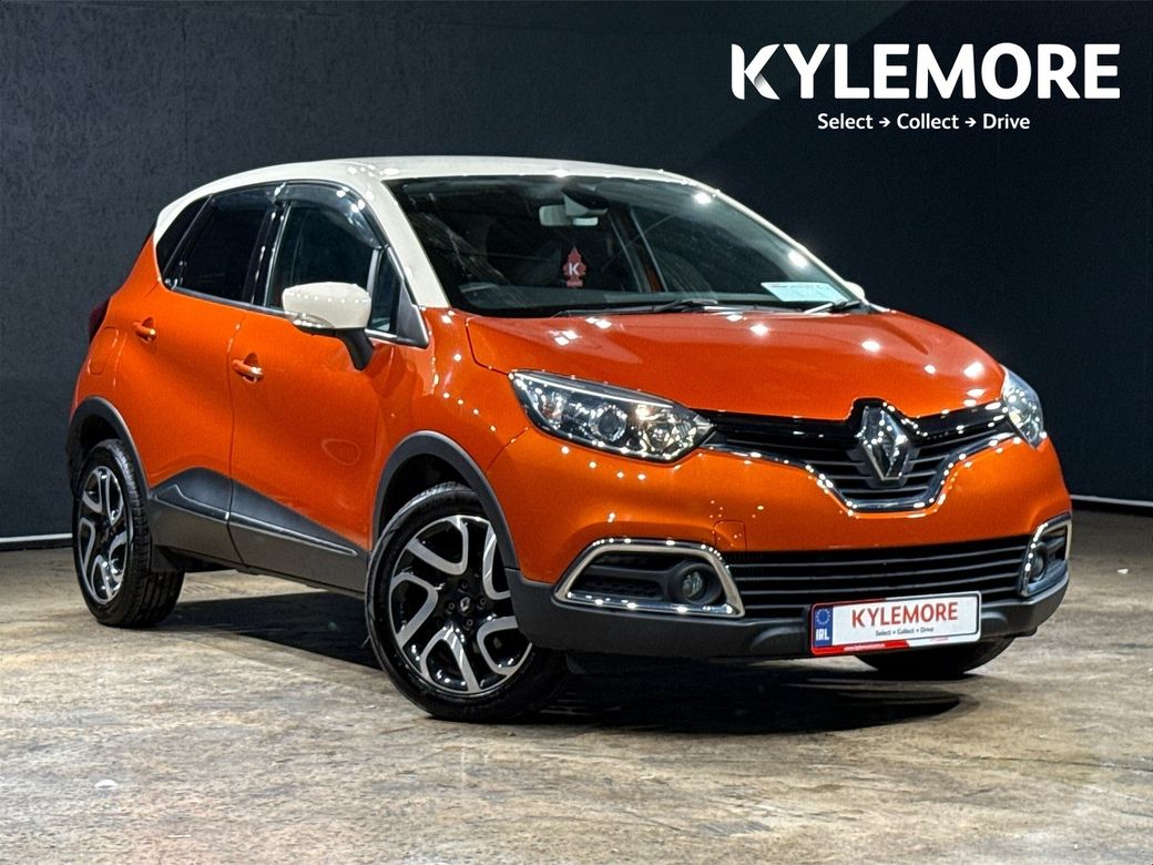 Image for 2016 Renault Captur 1.2 AUTOMATIC - ORANGE/WHITE TWO TONE - FACTORY ALLOYS - CRUISE CONTROL - FULL BLACK LEATHER UPHOLSTERY