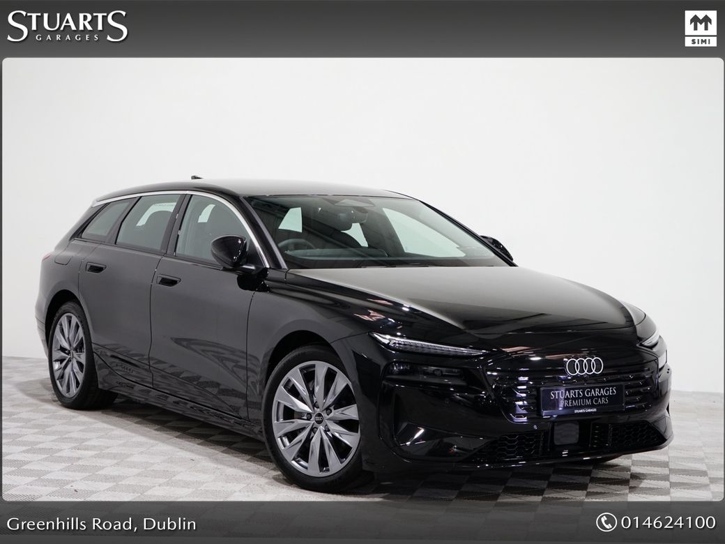 Image for 2025 Audi A6 Avant e-tron *BIGGER BATTERY* E-TRON A6 AVANT SPORT, MYTHOS BLACK METALLIC WITH FULL BLACK LEATHER: 100KW BATTERY WITH LESS THAN 100KM. 252 REGISTERED. 