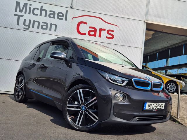 Image for 2016 BMW i3 EV with Range Extender, 20" Alloys, Privacy Glass, Grey Upholstery, Heated Seats, Sunroof, Sat Nav, Harman Kardon Sound, Reverse Camera, Parking Sensors