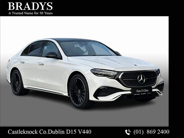 Image for 2026 Mercedes-Benz E Class E300de AMG Plus Premium Package--Hyperscreen, Panoramic Sunroof, Night Pack, 20" AMG Alloys, Leather Pack, Carbon Fibre Interior