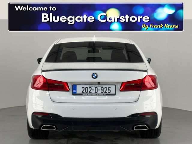 Image for 2020 BMW 5 Series 520D M SPORT**FULL BMW SERVICE HISTORY**20"ALLOYS**HARMON KARDON**REVERSE CAMERA**TOUCH SCREEN MEDIA DISPLAY**DUAL CLIMATE CONTROL**BLACK LEATHER INTERIOR**FRONT HEATED SEATS**DRIVE MODES**