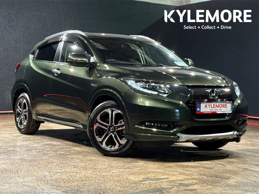 Image for 2017 Honda Vezel 1.5 HYBRID - HALF BLACK/BROWN LEATHER & UPHOLSTERY - FACTORY ALLOYS - HOMDA SENSING - RADAR CRUISE CONTROL - REAR CAMERA