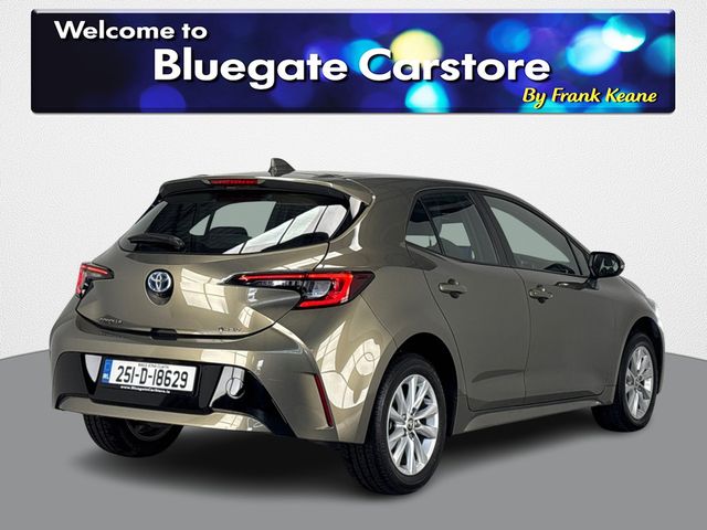 Image for 2025 Toyota Corolla HB LUNA**MULTIFUNCTIONAL STEERING WHEEL**DIGITAL DASH**DUAL CLIMATE CONTROL**BLACK CLOTH INTERIOR**REVERSE CAMERA**TOUCH SCREEN MEDIA DISPLAY**KEYLESS START**DRIVE MODES**ELECTRIC HANDBRAKE**