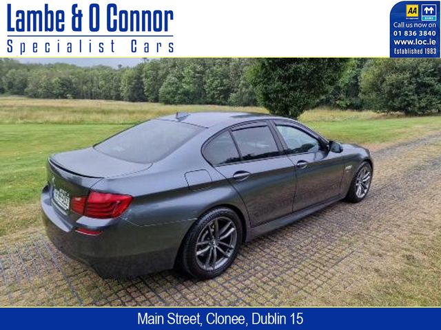 Image for 2016 BMW 5 Series 520d M SPORT AUTO * GREY MET / BLACK LEATHER * REVERSE CAMERA * SAT NAV * HEATED SEATS * 
