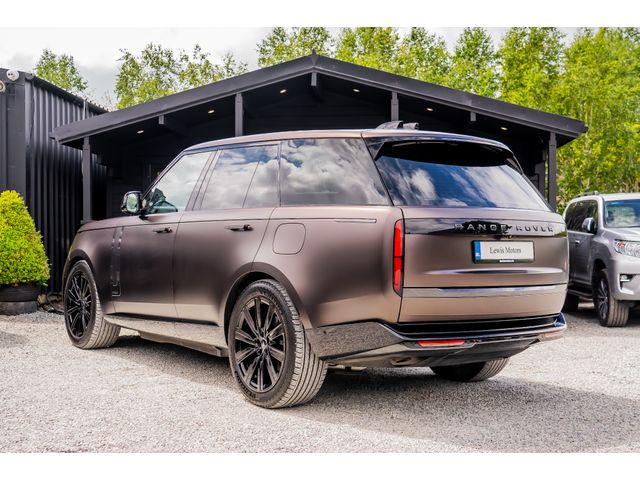 Image for 2025 Land Rover Range Rover AUTOBIOGRAPHY P460E HUGE SPEC, IRISH CAR, TOURMALINE BROWN SATIN PAINT, PERLINO INTERIOR, MERIDIAN SOUND SYSTEM, TILT AND SLIDE PAN ROOF, AIR SUSPENSION, HUD, HEATED/COOLED/ MASSAGE SEATS P