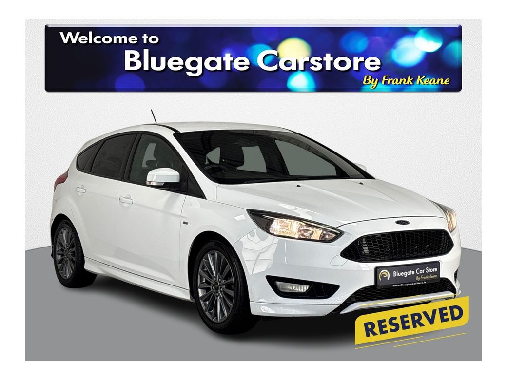 Image for 2018 Ford Focus ST-LINE 1.5 TD 120PS 6SPEED NEW NCT**MULTIFUNCTIONAL STEERING WHEEL**DIGITAL MEDIA DISPLAY**BLUETOOTH**BLACK CLOTH INTERIOR**17"ALLOYS**KEYLESS START**ISOFIX**FINANCE ARRANGED**