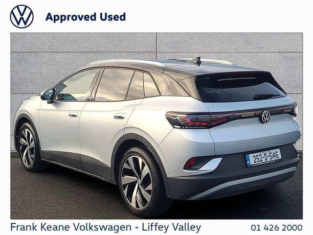 Image for 2025 Volkswagen ID.4 77KWH PRO PLUS 286BHP *PANORAMIC GLASS ROOF* *DRAMMEN ALLOYS* *SCALE SILVER* *LONGER RANGE* *ELECTRIC TAILGATE* *IQ HEADLIGHTS* *REAR VIEW CAMERA* *PCP AVAILABLE* *BATTERY CERTIFIED*