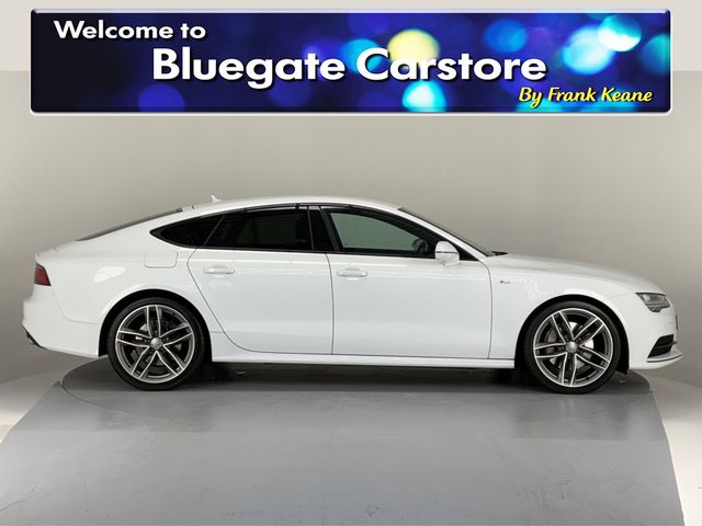Image for 2017 Audi A7 3.0 TDI S-LINE QUATTRO BLACK EDITION**SEMI DIGITAL DASH**MULTIFUNCTIONAL STEERING WHEEL**BOSE SOUNDSYSTEM**PARKING SENSORS**REVERSE CAMERA**KEYLESS START**HALF LEATHER HEATED SEATS**CRUISE CONTROL**