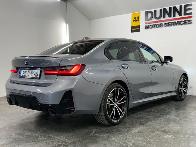 Image for 2023 BMW 3 Series **330E**M SPORT**292BHP**LCI HEADLIGHTS AND TAILIGHTS**WRAP AROUND DIGITAL DASH**APPLE CARPLAY**19'' DIAMOND CUT WHEELS**AMBIANT INTERIOR LIGHTING**HEATED HALF ALCANTARA HALF LEATHER SEATS**