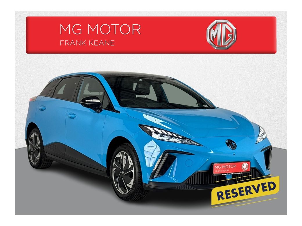 Image for 2025 MG 4 ELECTRIC LR - EXCLUSIVE- 64KWH LR**DIGITAL DASH**MULTIFUNCTIONAL STEERING WHEEL**APPLE CARPLAY ANDROID AUTO**REVERSE CAMERA**KEYLESS START**HEATED HALF LEATHER INTERIOR**FINANCE ARRANGED**