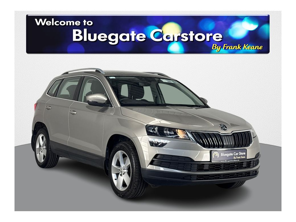 Image for 2018 Skoda Karoq AMBITION 1.6 TDI 116HP**BLACK CLOTH INTERIOR**MULTIFUNCTIONAL STEERING WHEEL**TOUCH SCREEN MEDIA DISPLAY**PARKING SENSORS**APPLE CARPLAY**DUAL CLIMATE CONTROL**ELECTRIC HANDBRAKE**FINANCE ARRANGED**
