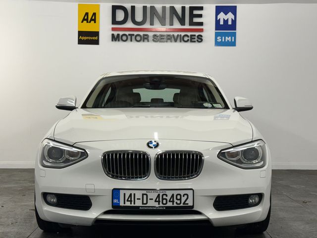 Image for 2014 BMW 1 Series *116I**REAR CAMERA**HEATED SEATS**PARKING SENSORS**FULL CREAM LEATHER **17"ALLOY WHEELS**WARRANTY**FINANCE AVAILABLE